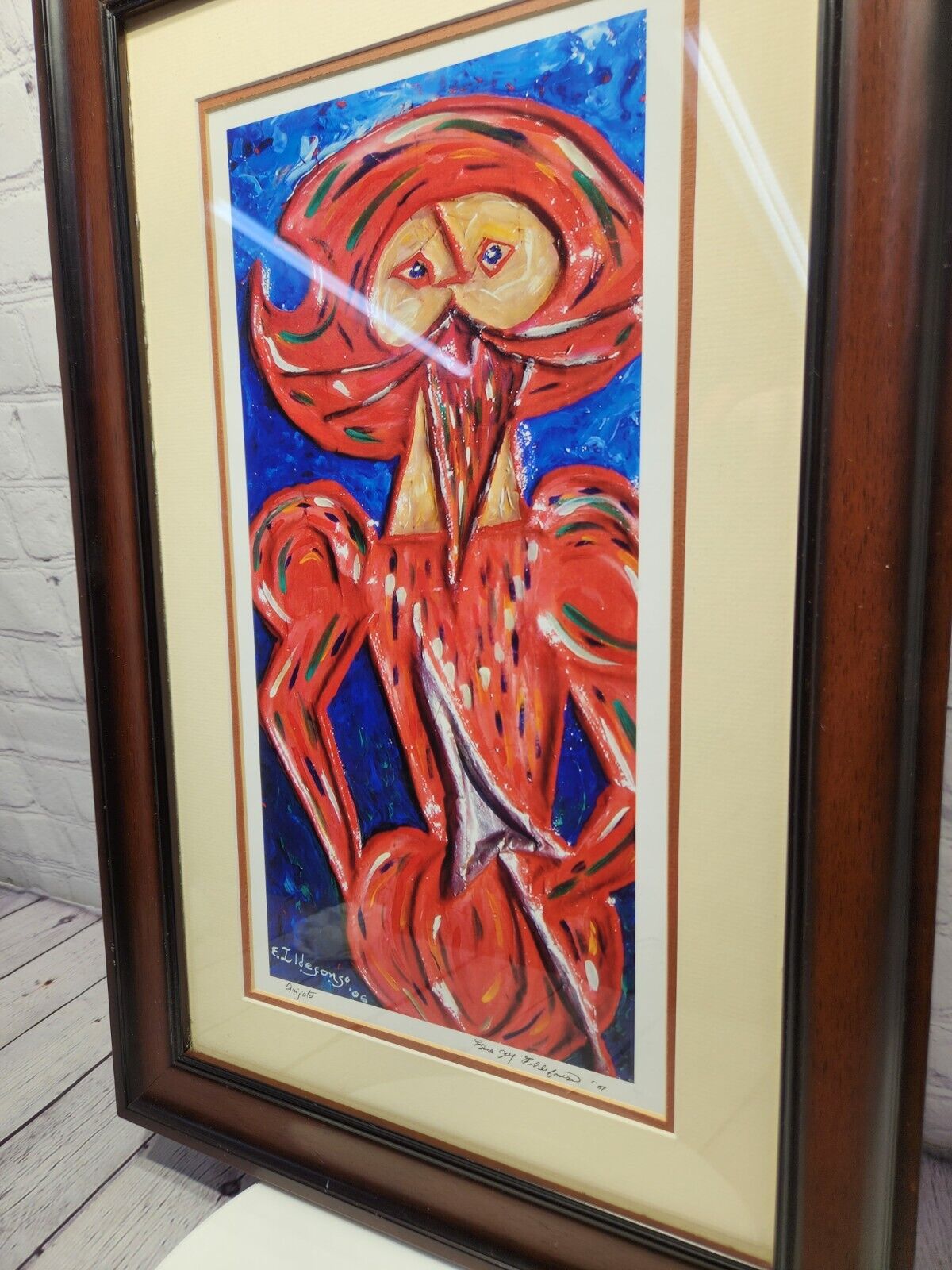 Acrylic Painting by Edna L Ildefonso - QuijoteThis is an exquisite acrylic painting by Edna L Ildefonso titled "Quijote". The painting features the iconic character Don Quichotte in a stunning portrait. The artiChas Vintage ShopAcrylic Painting