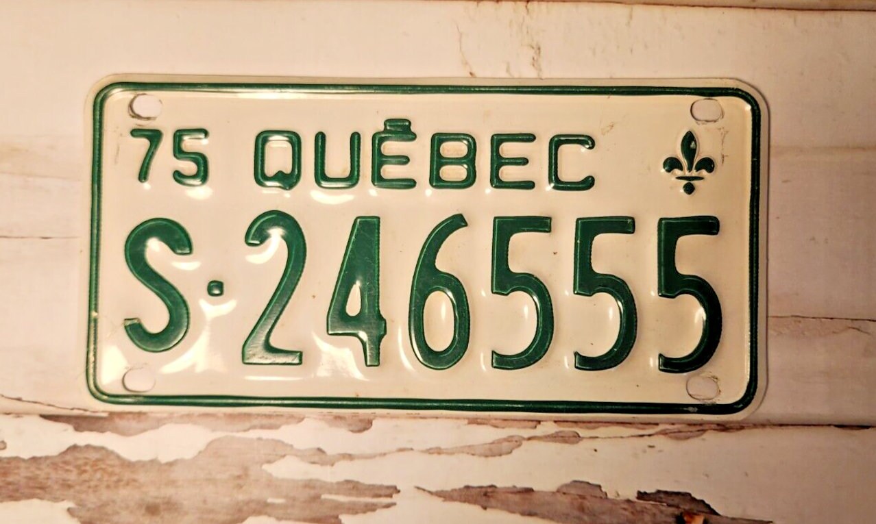 1975 quebec licence plate 1975 quebec snowmobile licence plate vintagVintage 1975 Quebec licence plate, perfect for collectors of automobilia and transportation memorabilia. This snowmobile plate was manufactured in Canada and is a grChas Vintage Shop1975 quebec licence plate 1975 quebec snowmobile licence plate vintage quebec