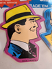 Dick  tracy sealed vintage magnetic tv & cartoon pals puffy stickers aAdd some vintage flair to your collection with these sealed Dick Tracy Magnetic TV & Cartoon Pals puffy stickers and display. This Hong Kong-made set features thChas Vintage ShopDick tracy sealed vintage magnetic tv & cartoon pals puffy stickers