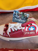 Marvel All star converse captain America size 8,5  New old stock from Marvel All star converse captain America size 8,5  New old stock from 2012 wtih tagI bought these new - in 2012 and kept them all this time in closet.I do not have tChas Vintage Shop2012