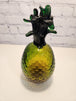 Hand blown glass pineapple murano style amber and greenThis vintage Hand Blown Glass Pineapple is a stunning piece of art that will instantly add a retro vibe to any space. The Murano-style pineapple features a beautifulChas Vintage ShopHand blown glass pineapple murano style amber