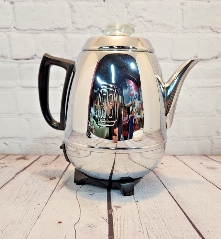 Vintage GENERAL ELECTRIC COFFEE Maker, Automatic Coffee Percolator P