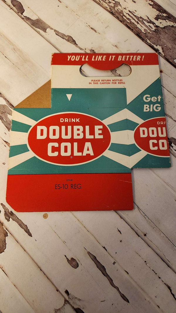 Bring back the good times with this  double cola collector six pack anRelive the nostalgia of the classic Double Cola with this amazing collector set!This set includes a porcelain Double Cola sign, six Double Cola bottles, and a DoubleChas Vintage Shopdouble cola collector