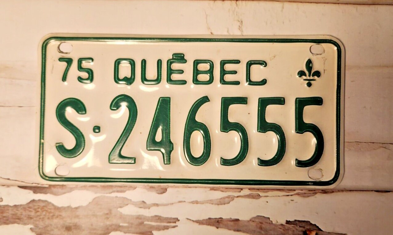 1975 quebec licence plate  1975 quebec snowmobile licence plate vintagVintage 1975 Quebec licence plate, perfect for collectors of automobilia and transportation memorabilia. This snowmobile plate was manufactured in Canada and is a grChas Vintage Shop1975 quebec licence plate 1975 quebec snowmobile licence plate vintage quebec