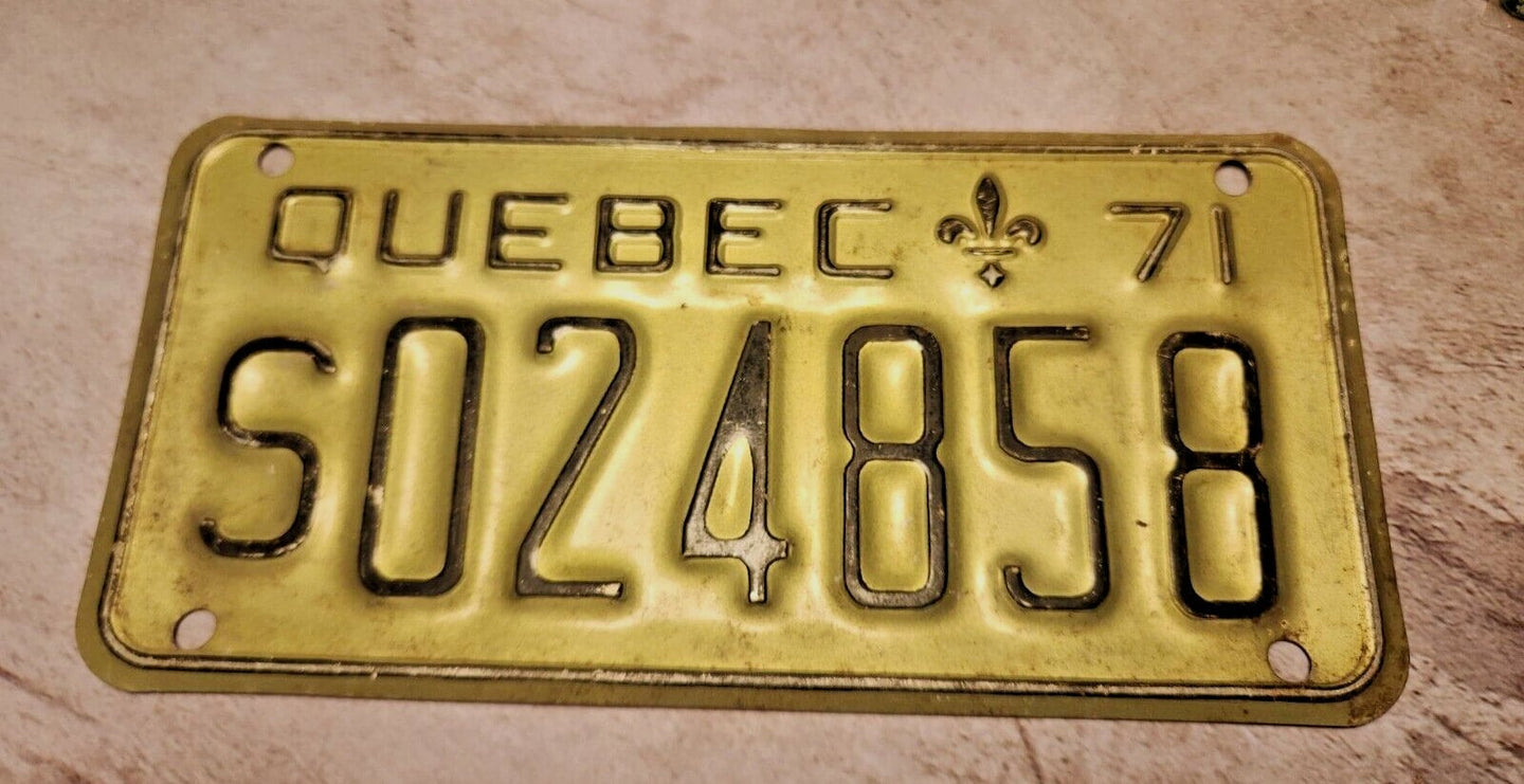 1971 quebec licence plate  1971 quebec snowmobile licence plate vintagVintage 1971 Quebec licence plate, perfect for collectors of automobilia and transportation memorabilia. This snowmobile plate was manufactured in Canada and is a grChas Vintage Shop1971 quebec licence plate 1971 quebec snowmobile licence plate vintage quebec