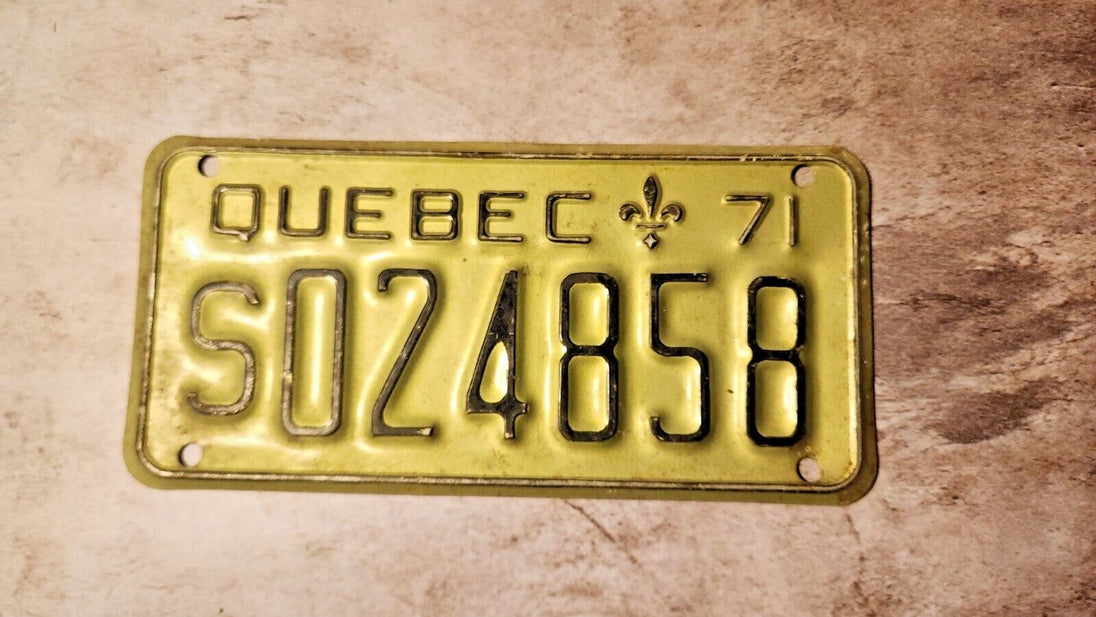 1971 quebec licence plate  1971 quebec snowmobile licence plate vintagVintage 1971 Quebec licence plate, perfect for collectors of automobilia and transportation memorabilia. This snowmobile plate was manufactured in Canada and is a grChas Vintage Shop1971 quebec licence plate 1971 quebec snowmobile licence plate vintage quebec