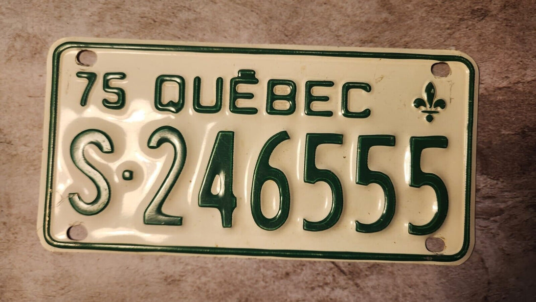 1975 quebec licence plate  1975 quebec snowmobile licence plate vintagVintage 1975 Quebec licence plate, perfect for collectors of automobilia and transportation memorabilia. This snowmobile plate was manufactured in Canada and is a grChas Vintage Shop1975 quebec licence plate 1975 quebec snowmobile licence plate vintage quebec