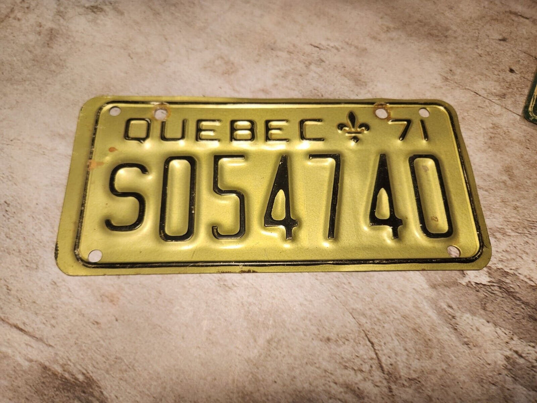 1971 quebec licence plate  1971 quebec snowmobile licence plate vintagVintage 1971 Quebec licence plate, perfect for collectors of automobilia and transportation memorabilia. This snowmobile plate was manufactured in Canada and is a grChas Vintage Shop1971 quebec licence plate 1971 quebec snowmobile licence plate vintage quebec