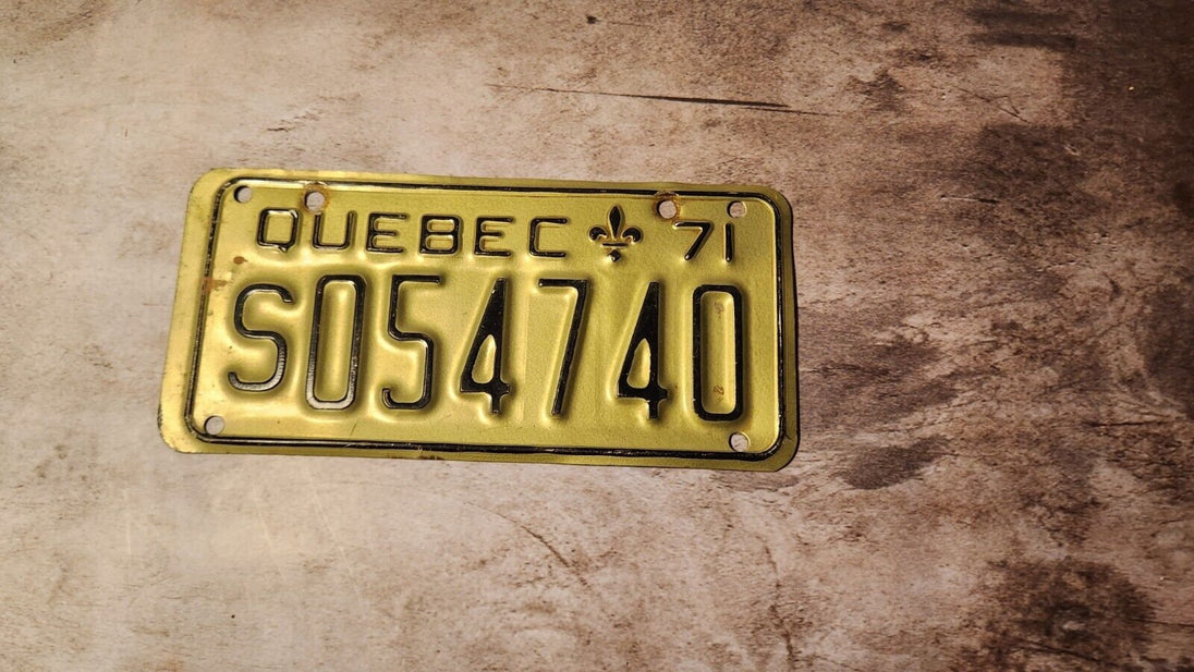 1971 quebec licence plate  1971 quebec snowmobile licence plate vintagVintage 1971 Quebec licence plate, perfect for collectors of automobilia and transportation memorabilia. This snowmobile plate was manufactured in Canada and is a grChas Vintage Shop1971 quebec licence plate 1971 quebec snowmobile licence plate vintage quebec