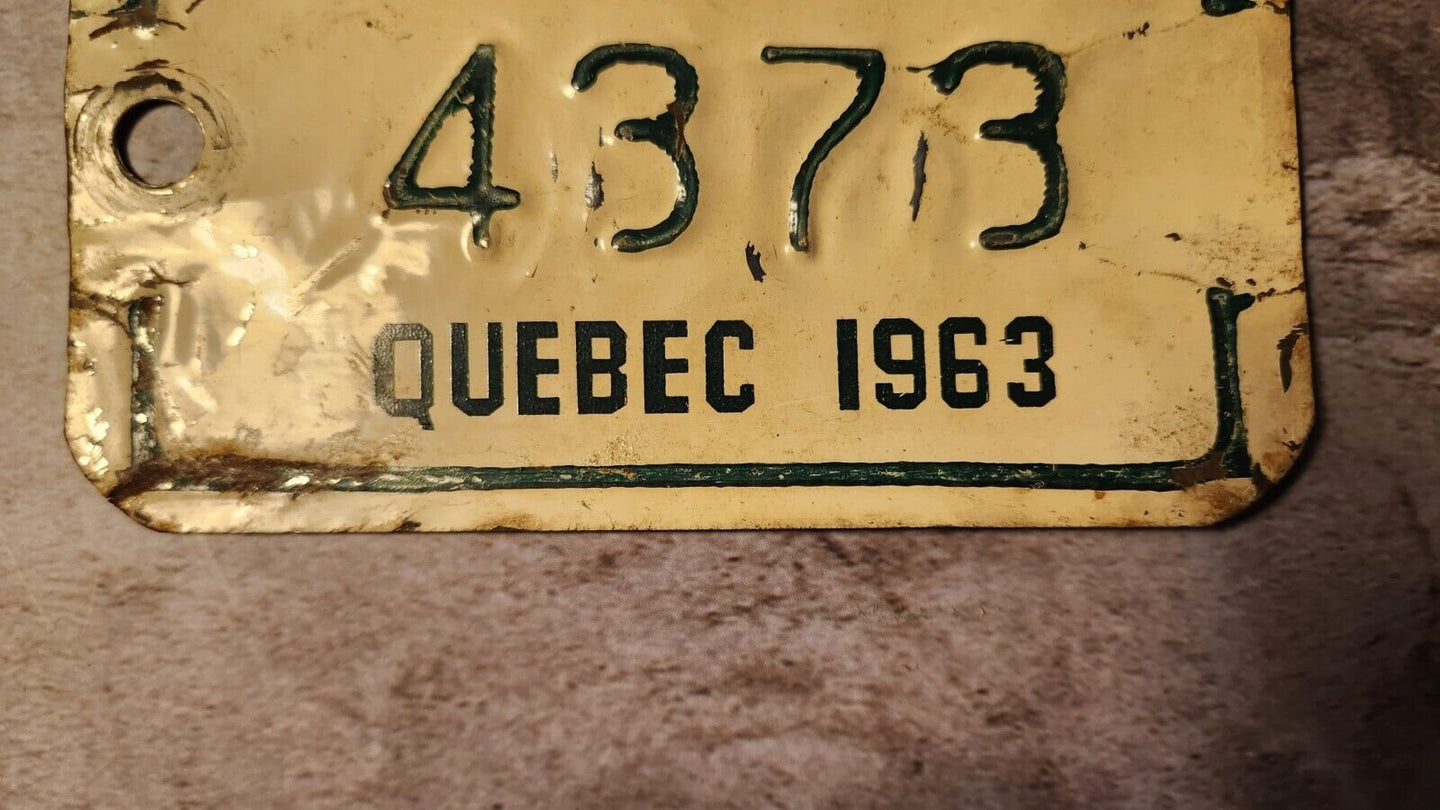 1963 quebec licence plate  vintage 1963 quebec city bicycle  licence pVintage 1963 Quebec bicycle licence plate featuring the city of Québec This very rare piece of bicycle history in Quebec is perfect for collectors and enthusiasts alChas Vintage Shop1963 quebec licence plate vintage 1963 quebec city bicycle licence plate