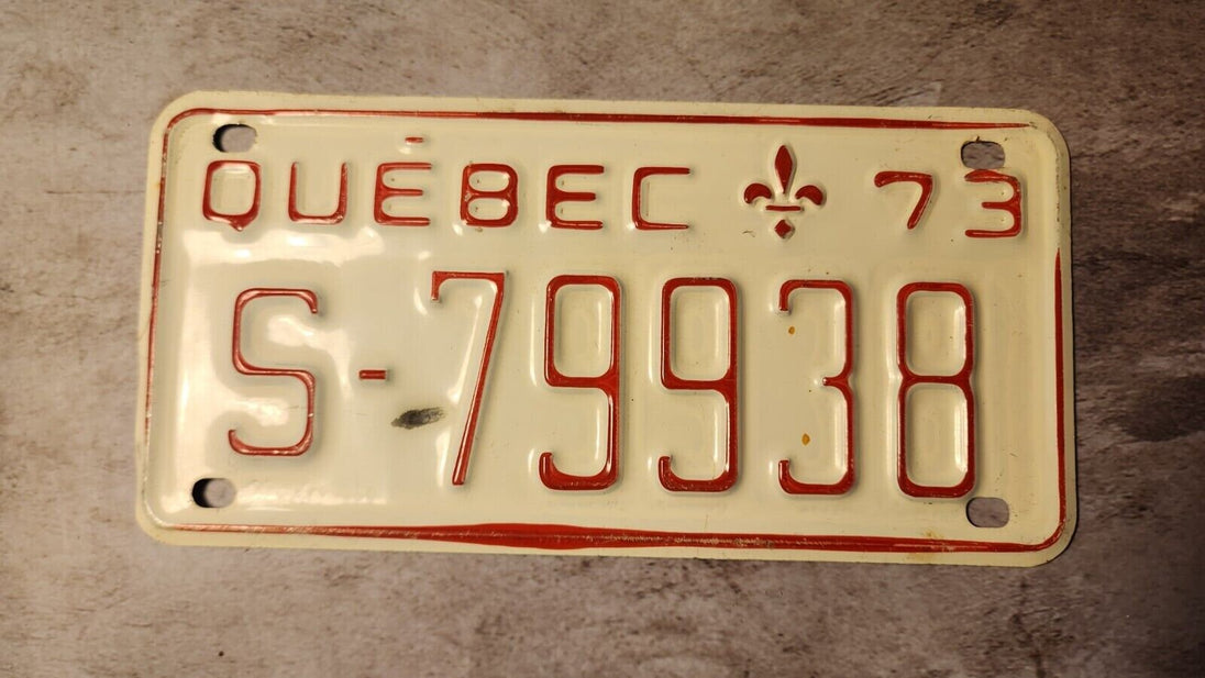 1973 quebec licence plate  1973 quebec snowmobile licence plate vintagVintage 1973 Quebec licence plate, perfect for collectors of automobilia and transportation memorabilia. This snowmobile plate was manufactured in Canada and is a grChas Vintage Shop1973 quebec licence plate 1973 quebec snowmobile licence plate vintage quebec