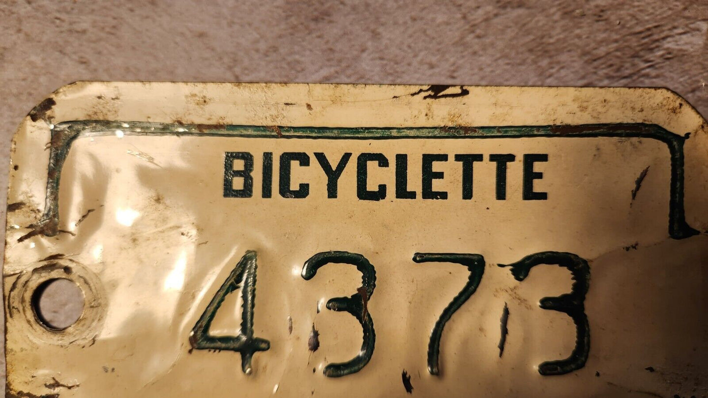 1963 quebec licence plate  vintage 1963 quebec city bicycle  licence pVintage 1963 Quebec bicycle licence plate featuring the city of Québec This very rare piece of bicycle history in Quebec is perfect for collectors and enthusiasts alChas Vintage Shop1963 quebec licence plate vintage 1963 quebec city bicycle licence plate