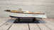 Vintage riviera speed boat model vintage 1930's design .large vintage This vintage wooden boat model is the perfect addition to any nautical-themed decor. With a length of 20 inches, width of 6.5 inches, and weight of 4 lbs, it is a stChas Vintage ShopVintage riviera speed boat model vintage 1930'