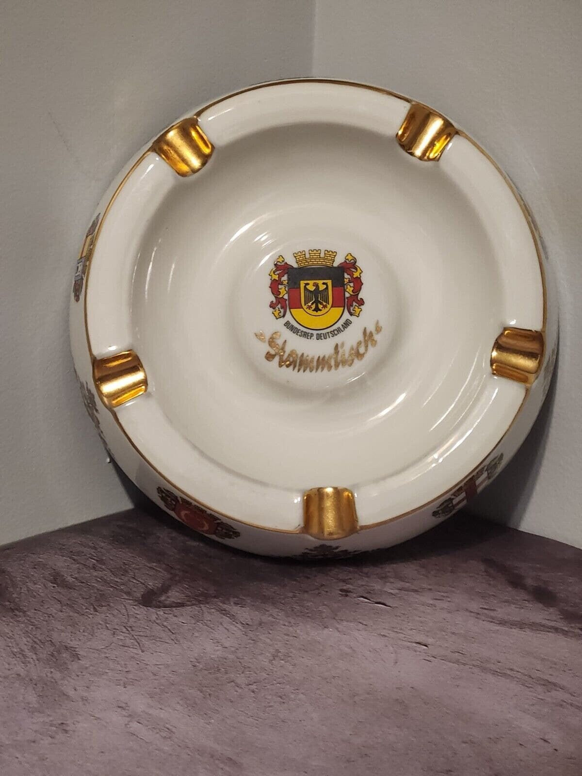 Vintage german large cigar ashtray bundesrep deutchland stammtisch likThis vintage German cigar ashtray is a must-have for any collector of tobacciana.Made in Germany, this large ashtray is designed to accommodate multiple cigars at onChas Vintage ShopVintage german large cigar ashtray bundesrep deutchland stammtisch