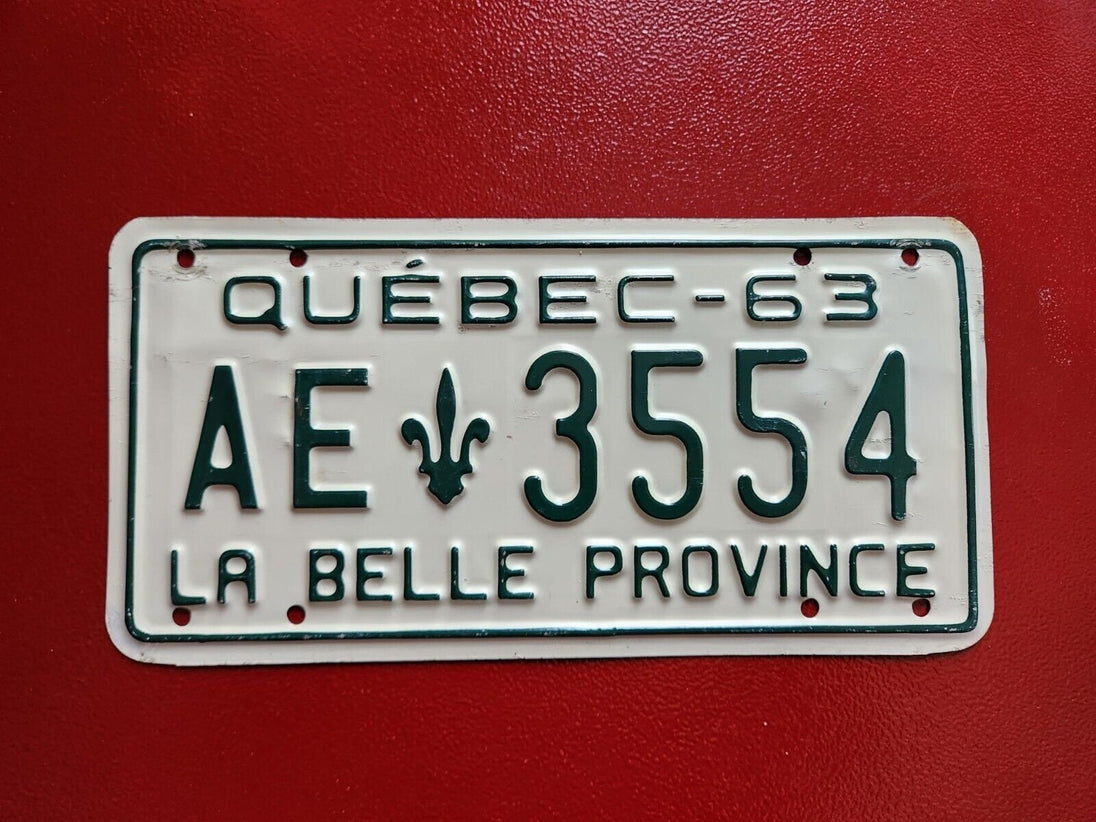 1963 québec school bus licence plate quebec vintage   licence plateThis vintage 1963 Québec school bus licence plate is a true piece of Canadian transportation history. Made in Canada and featuring the rare "AE" suffix, this collectChas Vintage Shop1963 québec school bus licence plate quebec vintage licence plate