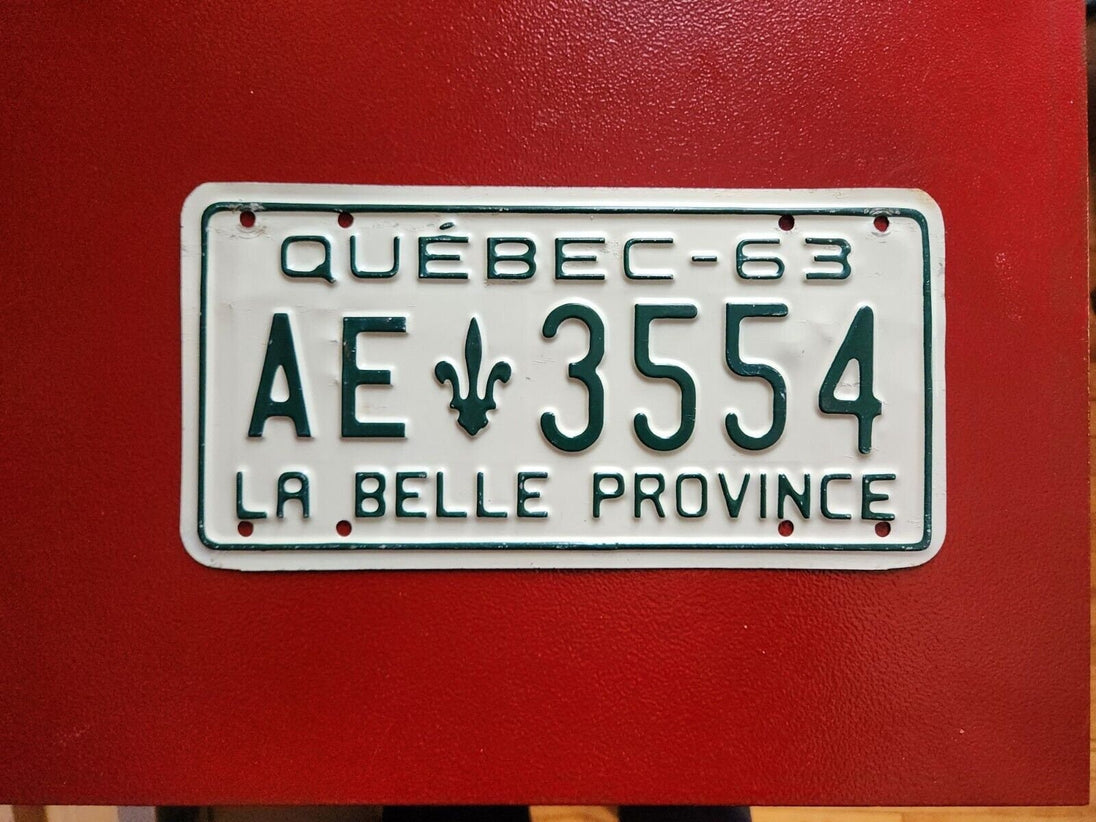 1963 québec school bus licence plate quebec vintage   licence plateThis vintage 1963 Québec school bus licence plate is a true piece of Canadian transportation history. Made in Canada and featuring the rare "AE" suffix, this collectChas Vintage Shop1963 québec school bus licence plate quebec vintage licence plate