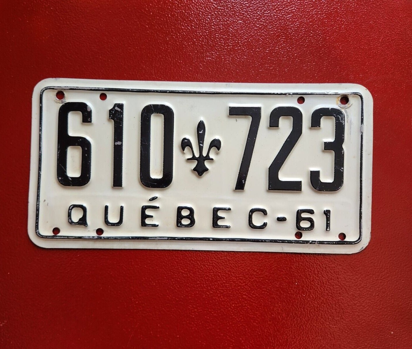 1961 quebec car licence plate vintage quebec car licence plateVintage 1961 Quebec car licence plate in excellent condition. 
 
This original Quebec licence plate is a rare find and a perfect addition to any collector's collectiChas Vintage Shop1961 quebec car licence plate vintage quebec car licence plate