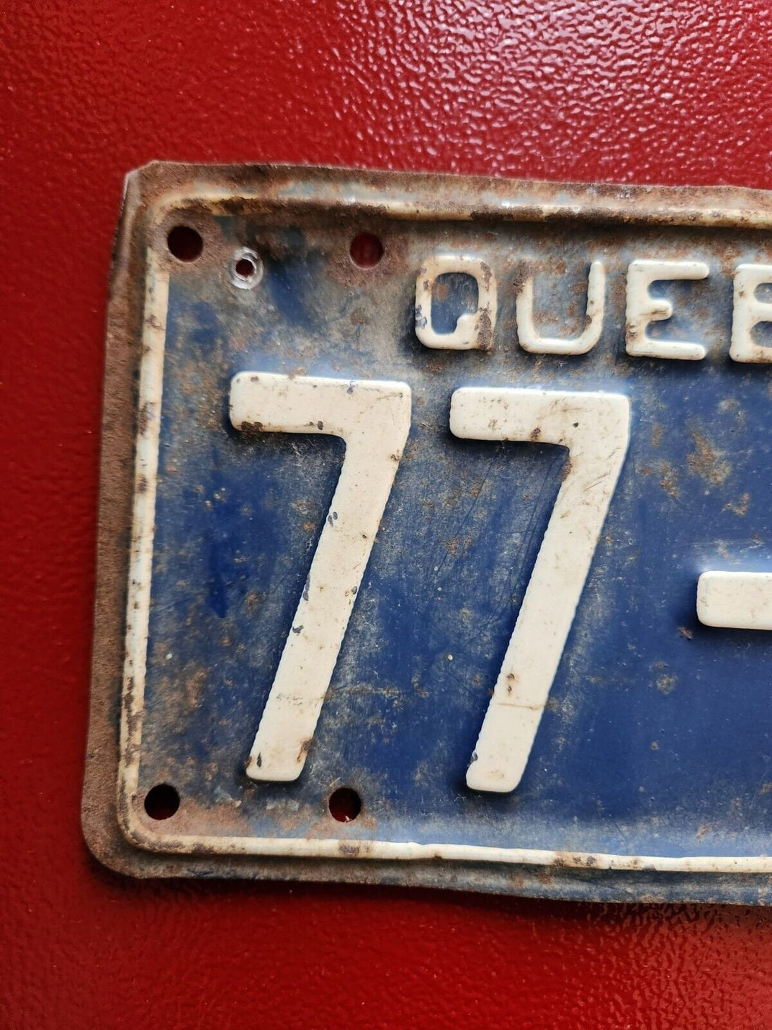 1945 quebec car licence plate vintage quebec car licence plate - greatVintage 1945 Quebec car licence plate with a great patina! This authentic piece of Quebec automotive history is a must-have for any collector of automobilia. Made inChas Vintage Shop1945 quebec car licence plate vintage quebec car licence plate - great patina