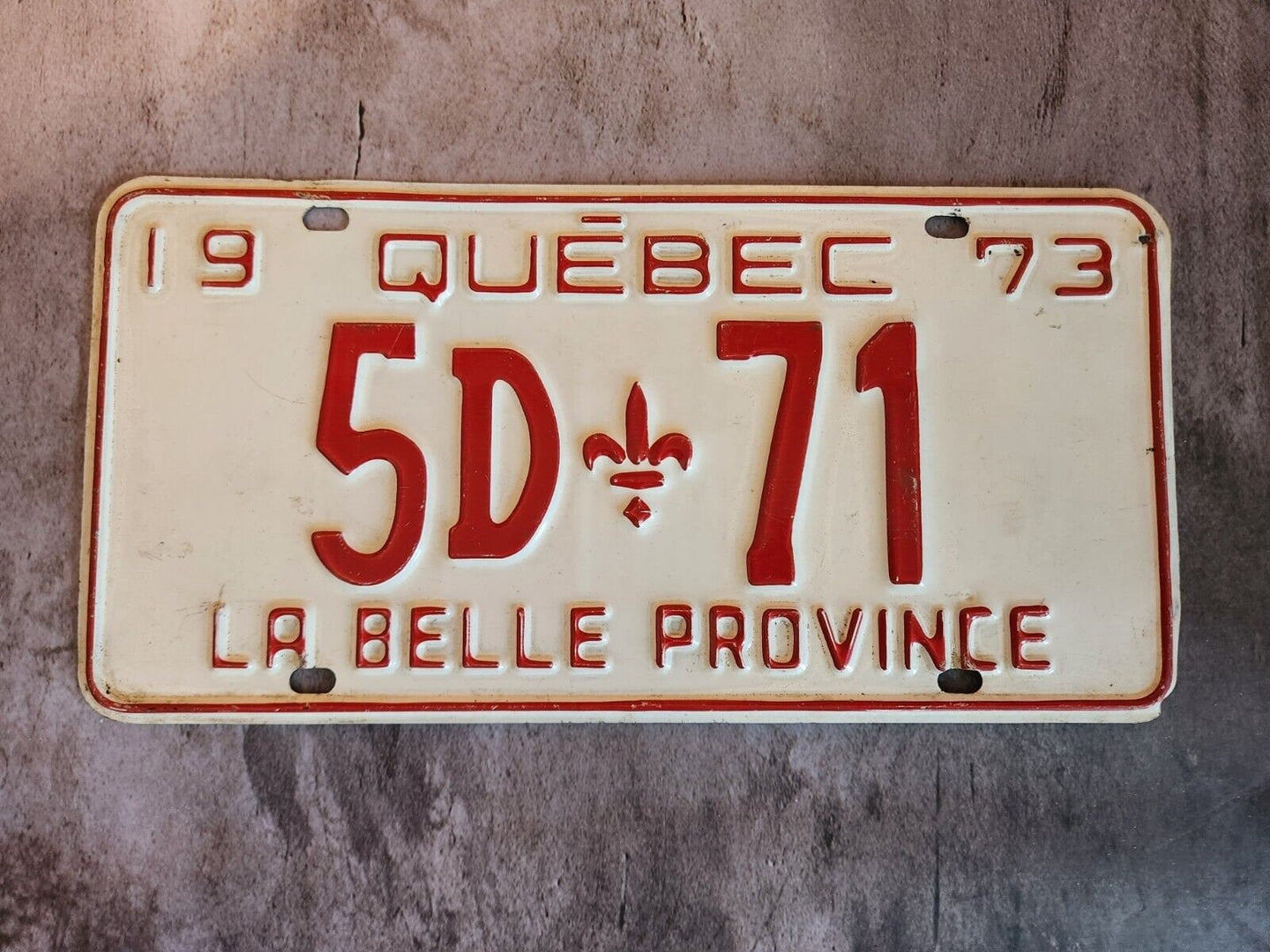 1973 quebec licence plate quebec vintage licence plate low numberQuebec 1973 licence plate, vintage and low-numbered, perfect for collectors and car enthusiasts. Made in Canada, this piece of automobilia is a rare find and a greatChas Vintage Shop1973 quebec licence plate quebec vintage licence plate low number