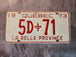 1973 quebec licence plate quebec vintage licence plate low numberQuebec 1973 licence plate, vintage and low-numbered, perfect for collectors and car enthusiasts. Made in Canada, this piece of automobilia is a rare find and a greatChas Vintage Shop1973 quebec licence plate quebec vintage licence plate low number