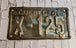 Vintage 1945 quebec dealer licence plate x licence plate low numberGreat Quebec 1945 dealer survivor plate.X 125 Great low number !These plate were not taken care of. They were used a lot coming on and off carsfor sale all timeRare Chas Vintage ShopVintage 1945 quebec dealer licence plate