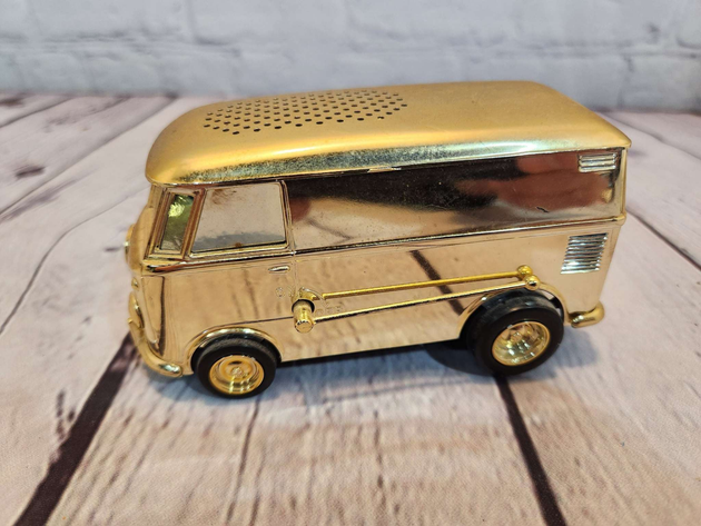 Tamco musical toy soundwagon rare gold edition vw bus record player coTamco Musical Toy Soundwagon Rare Gold Edition VW Bus Record Player Complete!Vintage Tamco Volkswagen record playerI bought this cute VW bus in the 80's Now is your Chas Vintage ShopTamco musical toy soundwagon rare gold edition vw bus record player complete