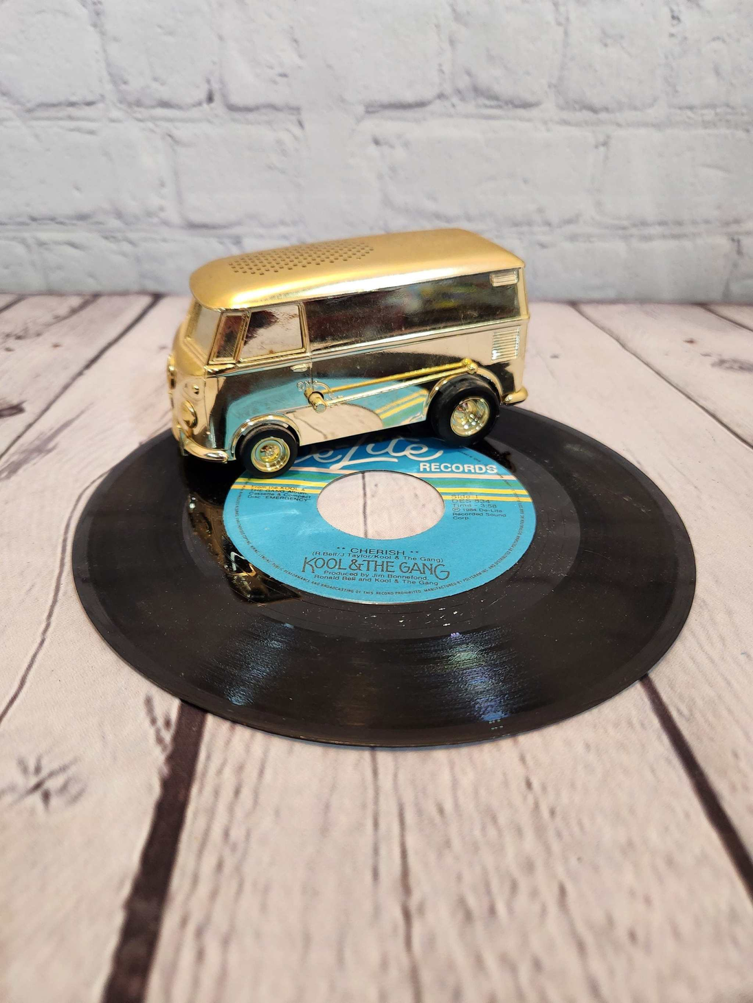 Tamco musical toy soundwagon rare gold edition vw bus record player coTamco Musical Toy Soundwagon Rare Gold Edition VW Bus Record Player Complete!Vintage Tamco Volkswagen record playerI bought this cute VW bus in the 80's Now is your Chas Vintage ShopTamco musical toy soundwagon rare gold edition vw bus record player complete