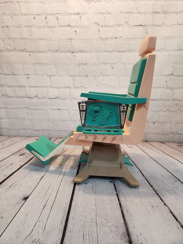 Deluxe miss beauty parlor chair for large doll hair salon 1960s vintagDeluxe Reading Miss Beauty Parlor Chair for large doll Hair saloon 1960s Vintagebeauty salon chair for large doll
Pink & aqua hard plastic beauty parlor chair isChas Vintage Shoplarge doll hair salon 1960s vintage beauty salon chair