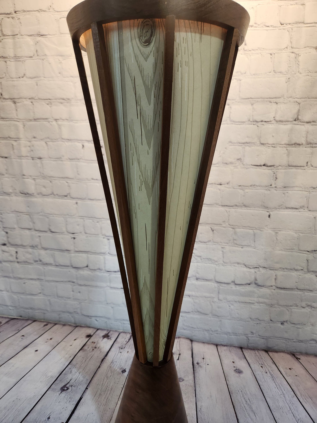 Mid century scandinavian style cone shape vintage lamp scandinavian laMid Century scandinavian style cone shape vintage lamp scandinavian lamp teakDanish style teak table lampThis beautiful table lamp is not signed. Only comparable areChas Vintage ShopMid century scandinavian style cone shape vintage lamp scandinavian lamp teak danish style teak table lamp