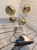 Stunning mid-century space age chrome & acrylic large 4 arms table  laSuperb retro - spage age mid century modern very large table lamp. All four armlamp are working and this lamp is in pretty good condition for it's age.Missing one acChas Vintage ShopStunning mid-century space age chrome & acrylic large 4 arms table lamp