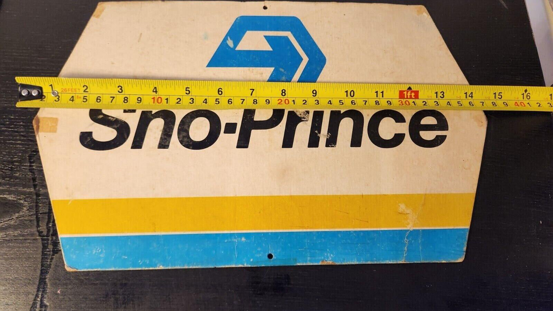 1970's sno prince  vintage cardboard dealer sign vintage snowmobile deThis vintage cardboard dealer sign from the 1970s features the iconic Sno Prince logo and is a must-have for collectors of gas and oil memorabilia. The multi-coloredChas Vintage Shopsno prince vintage cardboard dealer sign vintage snowmobile dealer sign