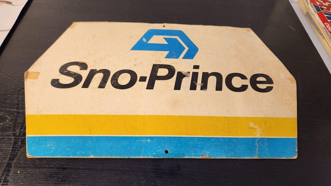 1970's sno prince  vintage cardboard dealer sign vintage snowmobile deThis vintage cardboard dealer sign from the 1970s features the iconic Sno Prince logo and is a must-have for collectors of gas and oil memorabilia. The multi-coloredChas Vintage Shopsno prince vintage cardboard dealer sign vintage snowmobile dealer sign