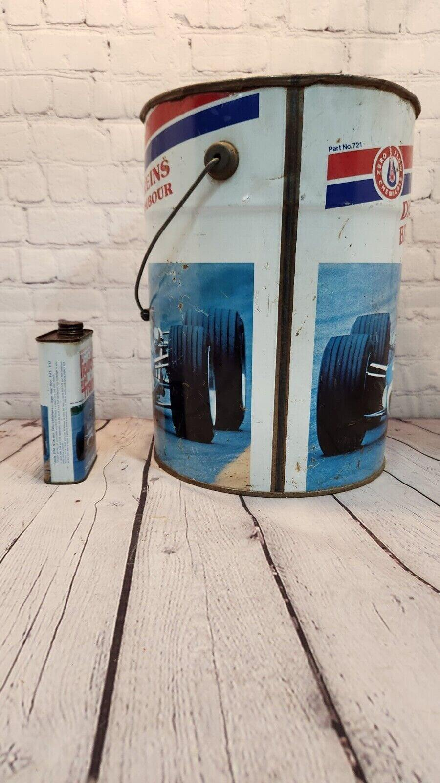 Great combo of Vintage zero flow collectables from the 1960's . A   5 Vintage Zero Flow 5 gallon can and 16 on can brake fluid from the 1960s.  Both can displays great  vintage racing car graphicsThis original Canadian classic featuresChas Vintage ShopGreat combo