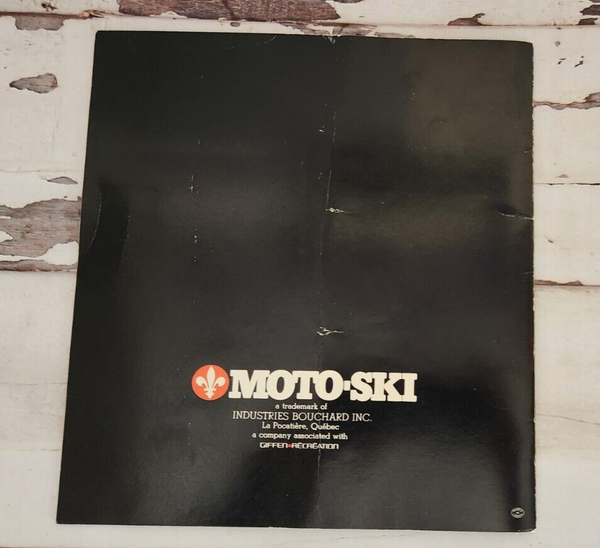 Rare 1971 Moto Ski  -We're tougher 7 ways'-   8,5 in X 9,25 in 16 pageGet your hands on this Moto SKI vintage snowmobile booklet from 1971 ! 
Features  the  ''We're tougher 7 ways'' campaign ad for 1971 and complete line up for 1971 wiChas Vintage ShopRare 1971 Moto Ski -