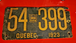 WOW 1923 Quebec antique  licence plate . Plaque immatriculation  du QuThis antique 1923 Quebec licence plate is a rare and valuable find for collectors of Canadian automobilia.1923 is showcasing Quebec coat of arms , the only year. VisChas Vintage ShopWOW 1923 Quebec antique licence plate